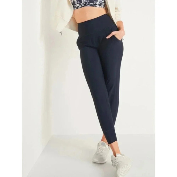 Old Navy Navy Blue Elevate High Waisted Powersoft 7/8 Athletic Joggers XXL - Picture 1 of 5